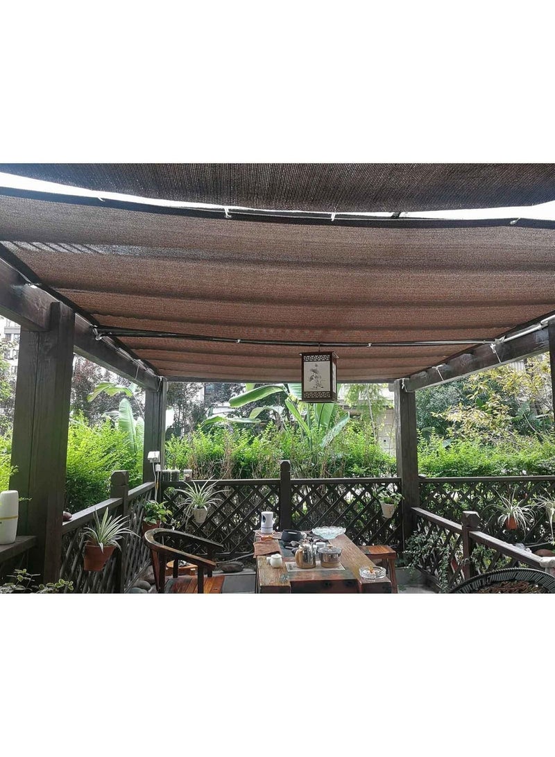 jaexest Shade Netting With Eyelets 85% Sunscreen Shade Cloth, Waterproof Outdoor Shade Sail for Garden Greenhouse Plants - Image 2