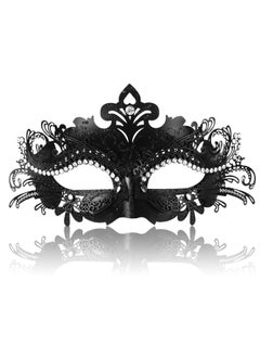NIBEMINENT Masquerade Mask for Women, SYOSI Metal Venetian Party, Fit Costume Party Ball Prom Mardi Gras Wall Decoration  - Image 1