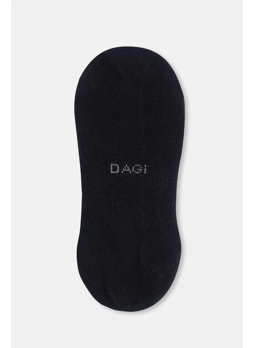 داجي Black Women's 2-Pack Invisible Socks
