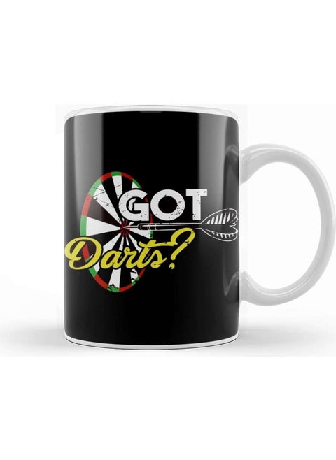 Print Shop Darts Dartboard Bullseye Dartist Dart Board Team Throwing Mug Porcelain