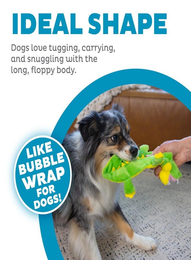 Outward Hound Squeaker Matz Plush Gator Dog Toy, Small - Image 3