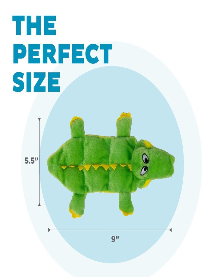 Outward Hound Squeaker Matz Plush Gator Dog Toy, Small - Image 5