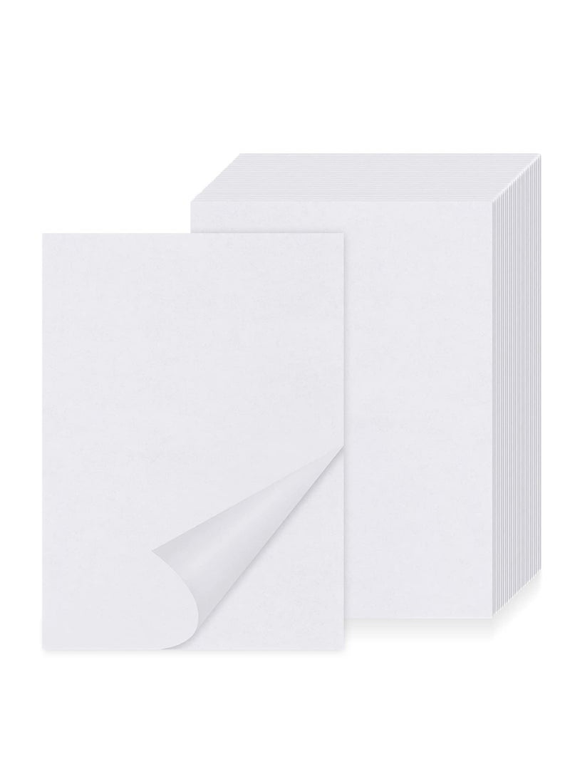 KASTWAVE 100 قطعة من ورق الماس مقاس 15 × 10 سم/6 × 4 بوصة، ورق تحرير مزدوج الجوانب، ورق تحرير غير لاصق لطلاء الماس 5D، أوراق تغطية لطلاء جوهرة الماس، ملحقات فن الماس  - Image 1