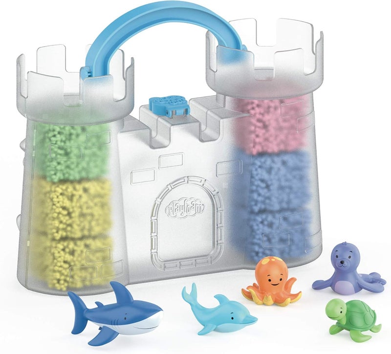Educational Insights Playfoam Go! Squishy Sandcastle - Sensory Toy for Ages 3+ - Image 1