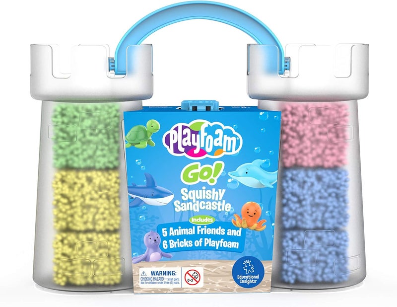 Educational Insights Playfoam Go! Squishy Sandcastle - Sensory Toy for Ages 3+ - Image 5