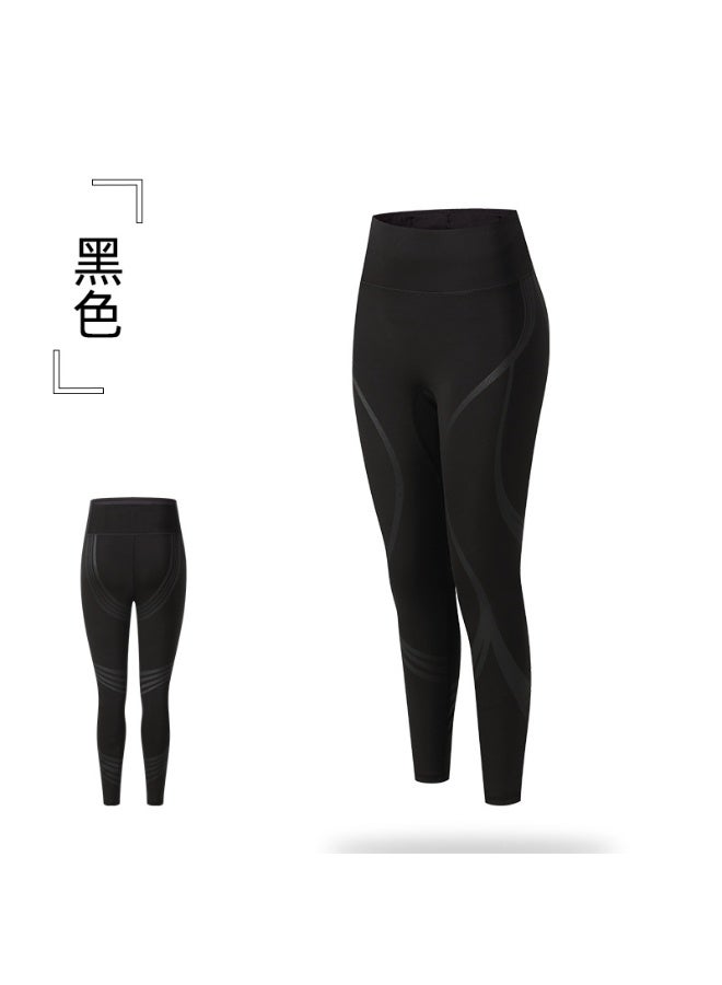 Ladies High Waist Yoga Training Leggings Fit Fitness Hip Squat Running Sports Pants Girls Seamless Sports Pants Skinny Pants - Image 1