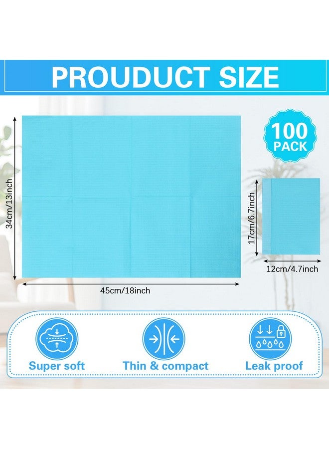 Threlaco 100pcs Disposable Changing Liner 2-ply Baby Changing Station Pad Disposable Changing Pads Diaper Changing Mat Portable Sanitary Liner Refills for Commercial Restrooms - Image 2