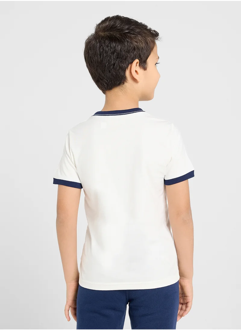 بولو رالف لورين Kids Logo Graphic T-Shirt
