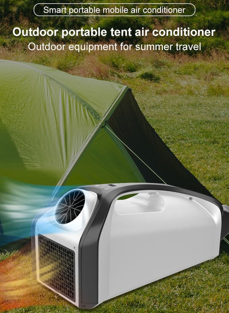 CRONY QN750 Portable Air Conditioner 2500 BTU  - 24V DC/100-240V AC Dual Power, Compressor Cooling for Tent, Camping, Home & Outdoor Rapid Cooling with 3 Fan Speeds - Image 4
