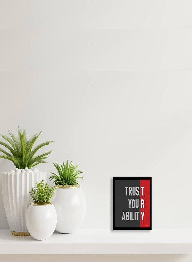 ADROS Motivational Quotes/Inspirational Poster Framed With Wall Hanging For Home, Office, Educational Institute, Workplace, Gym - Image 2