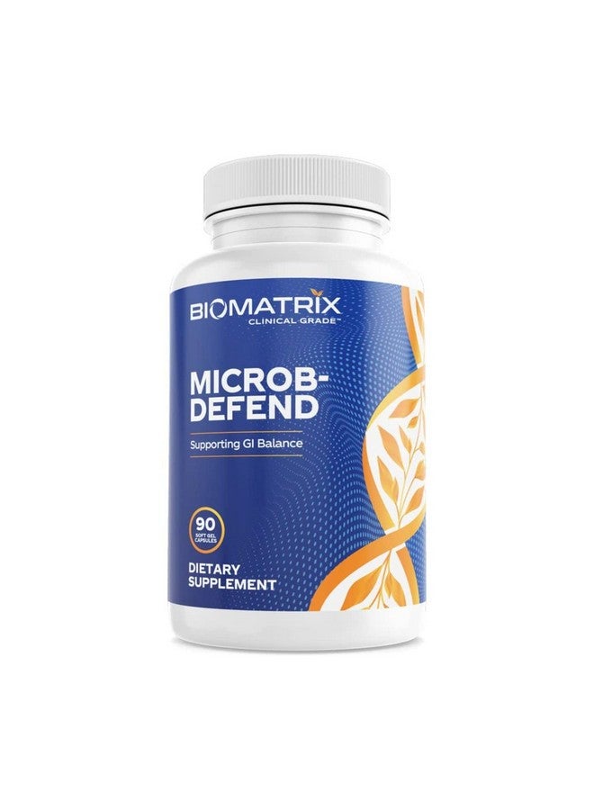 BioMatrix Oil?Blend?Of?Thyme?Oregano?Clove?Digestive Supplement?For?Men And Women?Gi Repair?Softgels?;?Microbdefend (90 Capsules) - Image 1