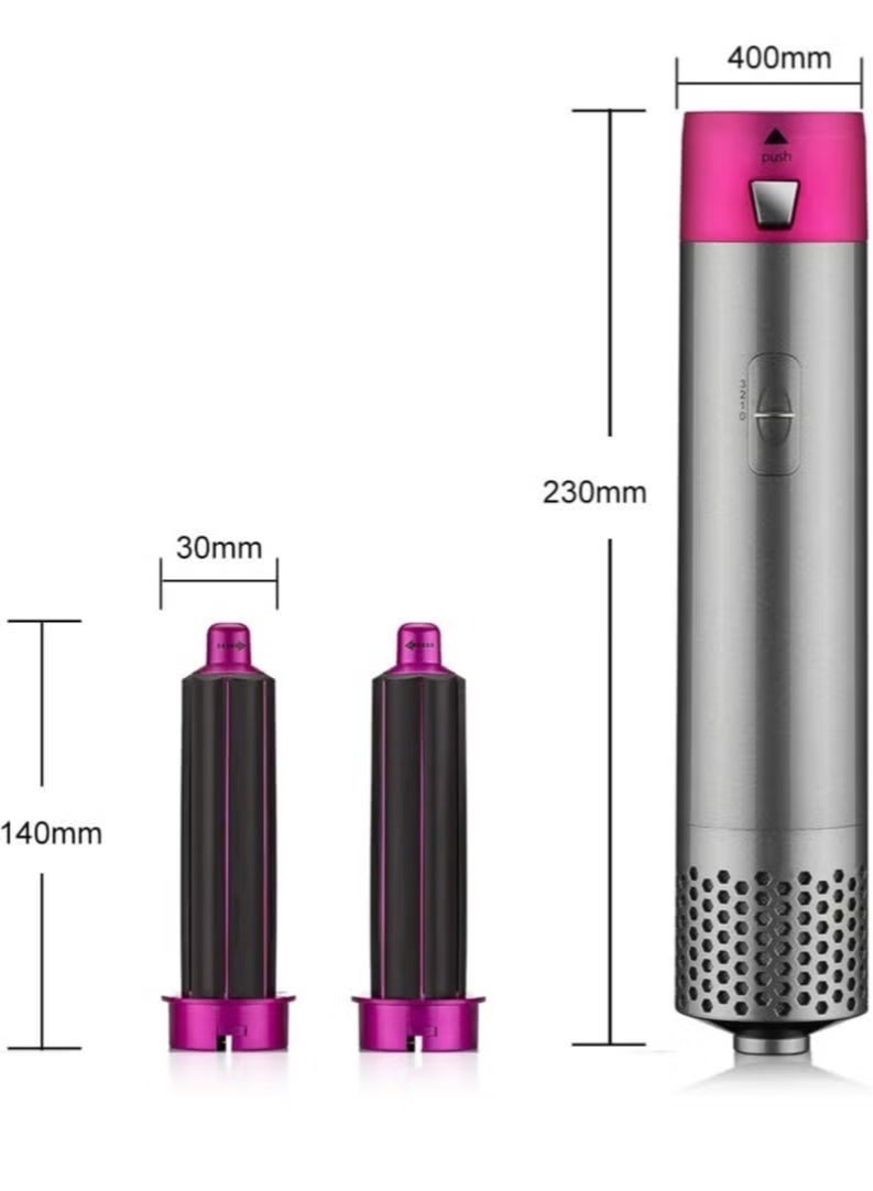 A ZONE 5 In 1 Hair Styler, Blow Dryer Brush, Hair Dryer Brush Negative Ionic Electric, Hair Wrap Hair Styler, Detachable Brush Heads - Image 5