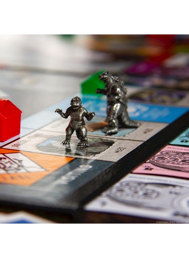 USAopoly مونوبولي: غودزيلا | مستند إلى سلسلة أفلام الوحوش الكلاسيكية غودزيلا | لعبة مونوبولي قابلة للجمع تتميز بمواقع مألوفة ووحوش كايجو الأيقونية - Image 5