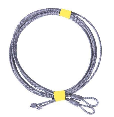 National Hardware Pair of 8' Garage Door Cable For Torsion Springs 