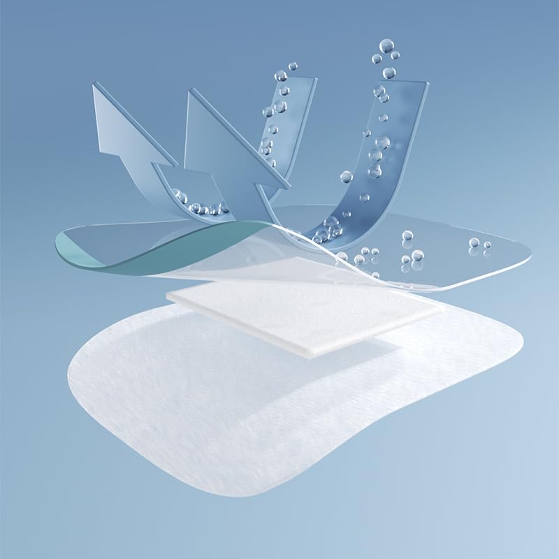 Kinderia 20Pcs Baby Waterproof Umbilical Cord Stickers, Navel Patches for Infants with Protruding Belly Buttons, Soft Cotton Hernia Pads, Baby Colic and Gas Relief Wrap 2.2 * 2.7Inch - Image 5