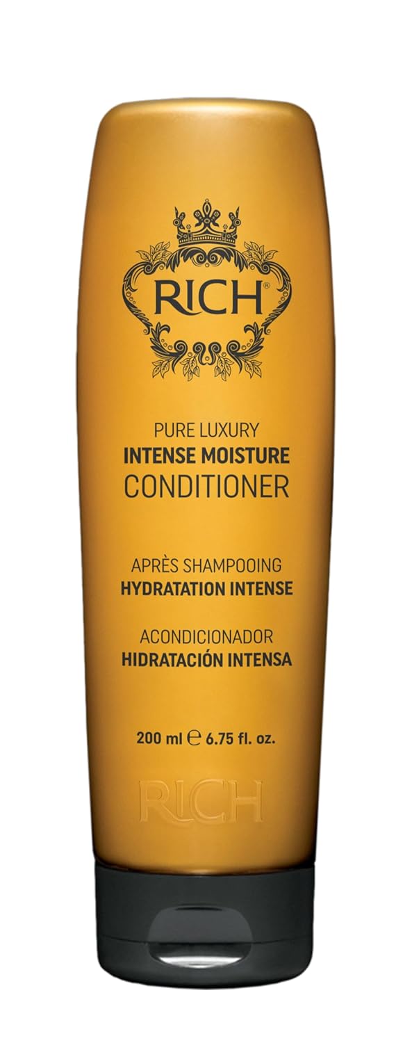 RICH RICH Moisture Conditioner for Damaged  Dry Hair  Moisturizing  Smoothing Antifrizz Prevents Split Ends  Marula Oil  Cherry Blossom Extract  675 oz