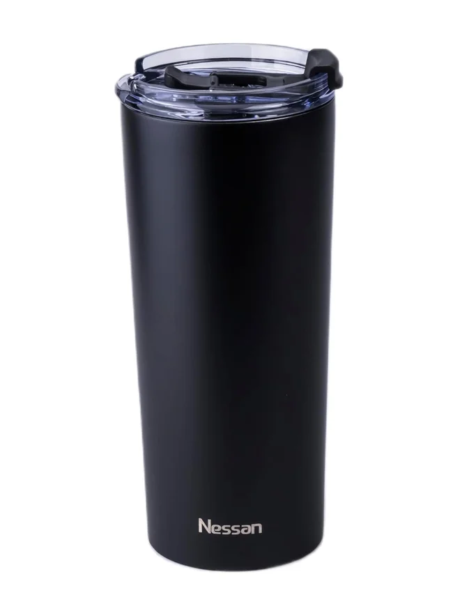 نيسان نسان كوب حراري ستانلس ستيل مفرغ ٦٠٠ مل أسود