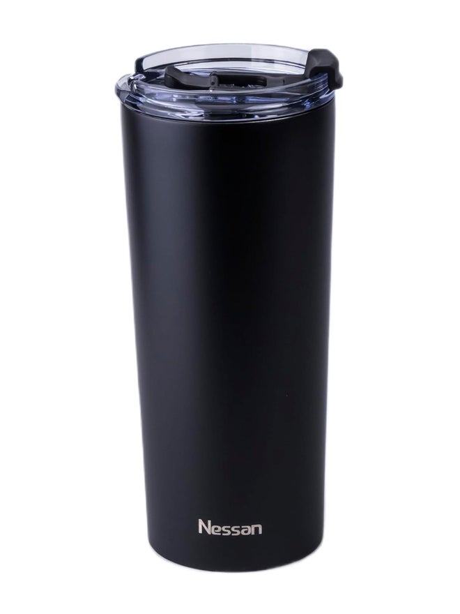 نيسان نسان كوب حراري ستانلس ستيل مفرغ ٦٠٠ مل أسود - Image 1