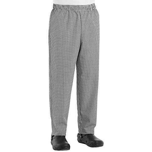 Chef Designs Men's Baggy Chef Pant, Black/White Check, 2X-Large - Image 4