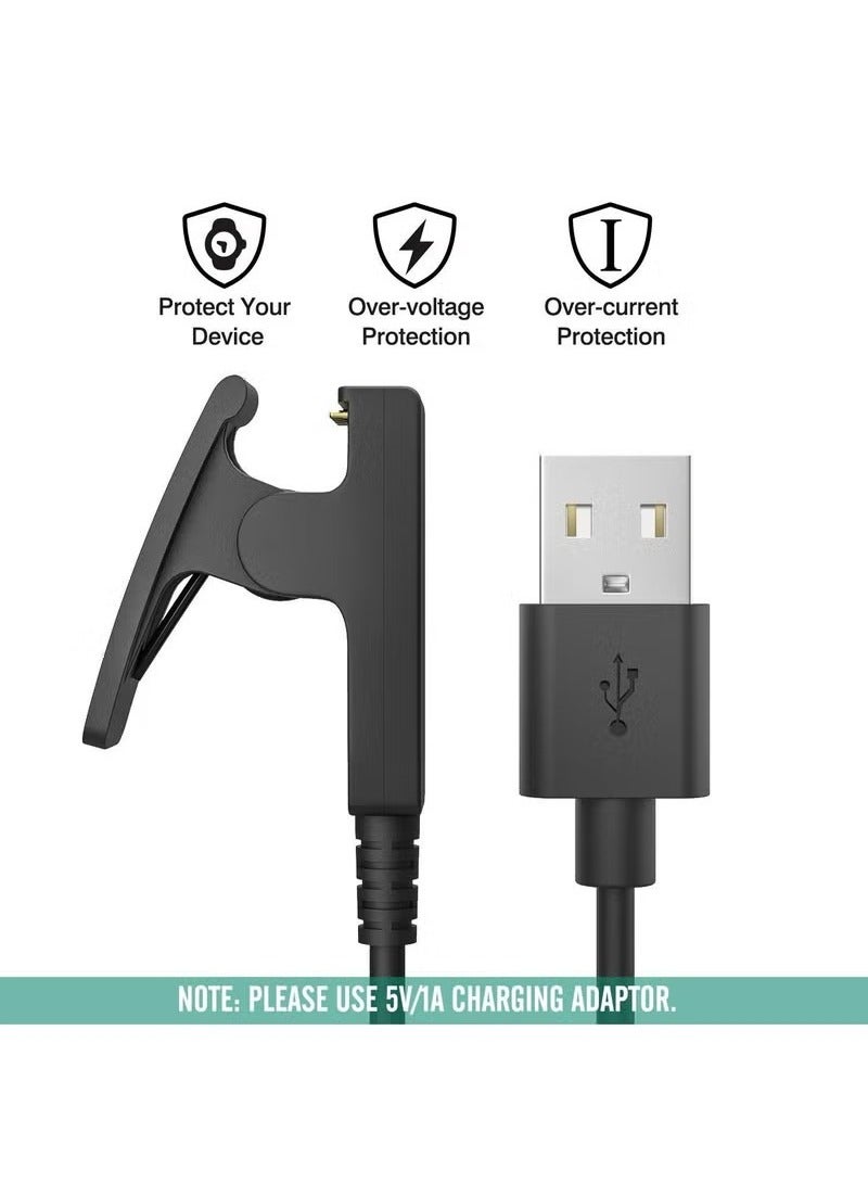 X-level Charger for Garmin Forerunner 235/ 35/ 35J/ 64/ 230/ 630/ 645/ 645 Music/ 735XT/ Vivomove HR/ Approach S20/ G10/ Lily Watches,Smart Watch Replacement Charger Charging Clip Sync Data Cable  - Image 5