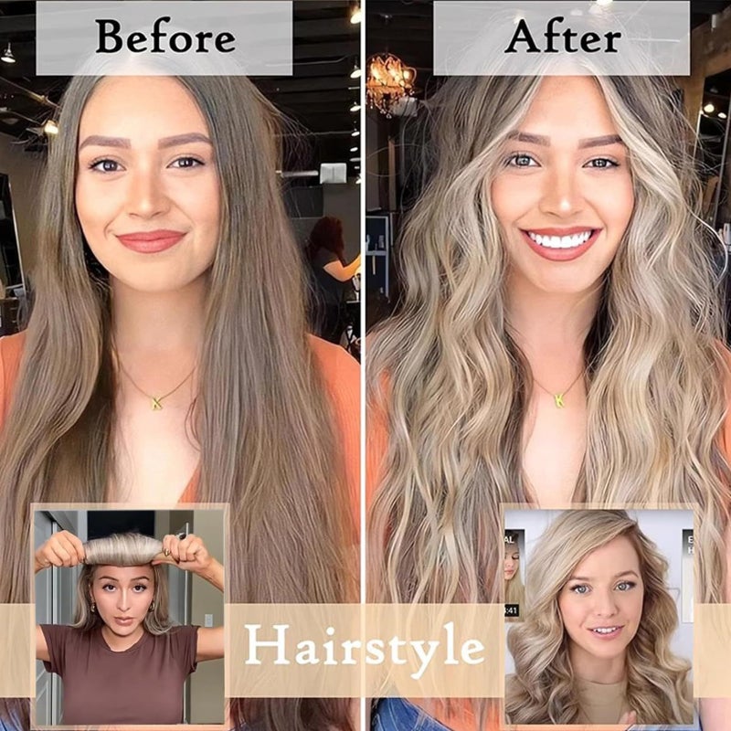 Heatless Hair Curling Kit: 3 Black Velvet 3cm x 27cm Rods, Damage-Free Styling - Sleep-In Design, Natural Big Curls for Home, Travel and DIY Hair Styling Beginners - Image 4