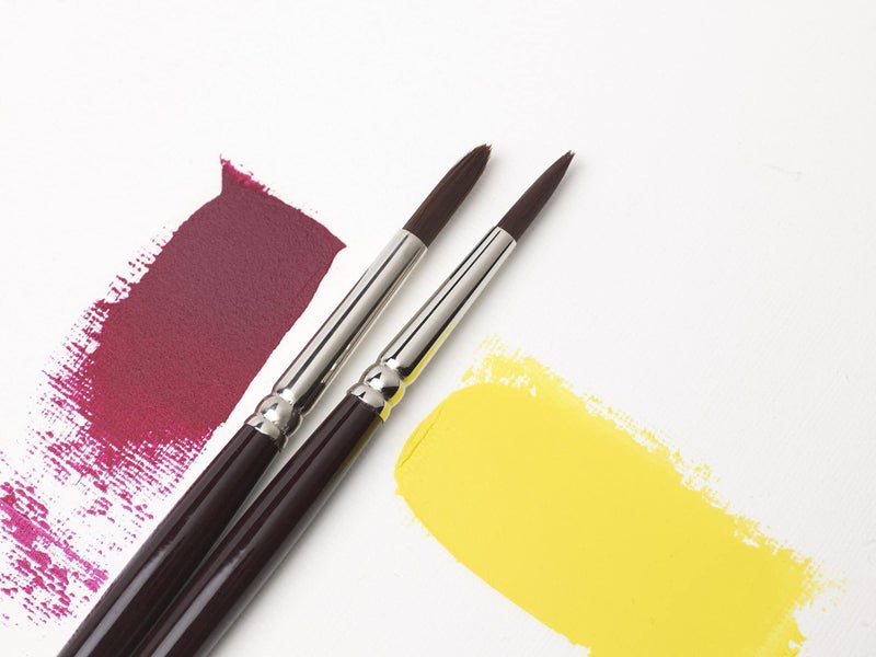 Winsor Newton Winsor & Newton Galeria Acrylic Brush Pack, Short Handle, 3 Pack - Image 2