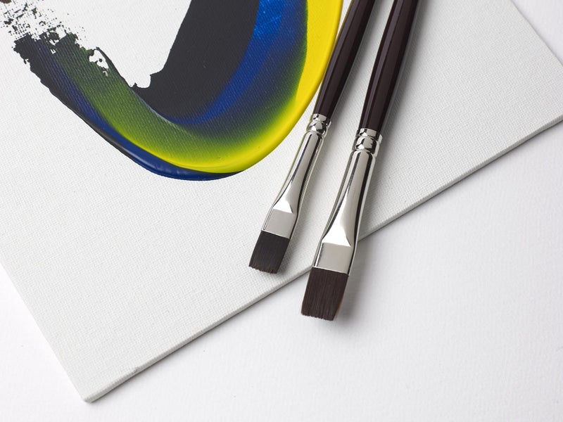 Winsor Newton Winsor & Newton Galeria Acrylic Brush Pack, Short Handle, 3 Pack - Image 3