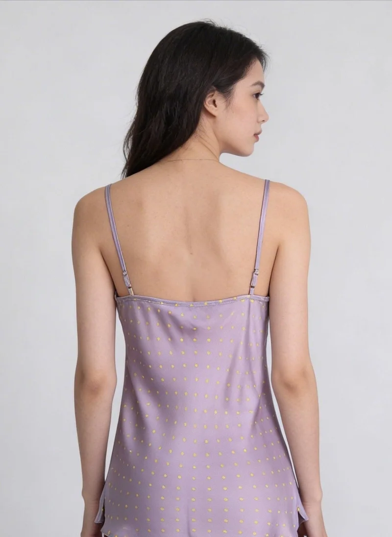 جانارا جونز Lilac Ivy Cami Top