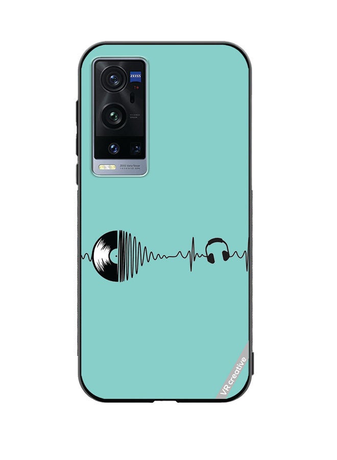 VR CREATIVE Protective Case Cover For Vivo X60 Pro Plus Music Beats Design Multicolour - Image 1