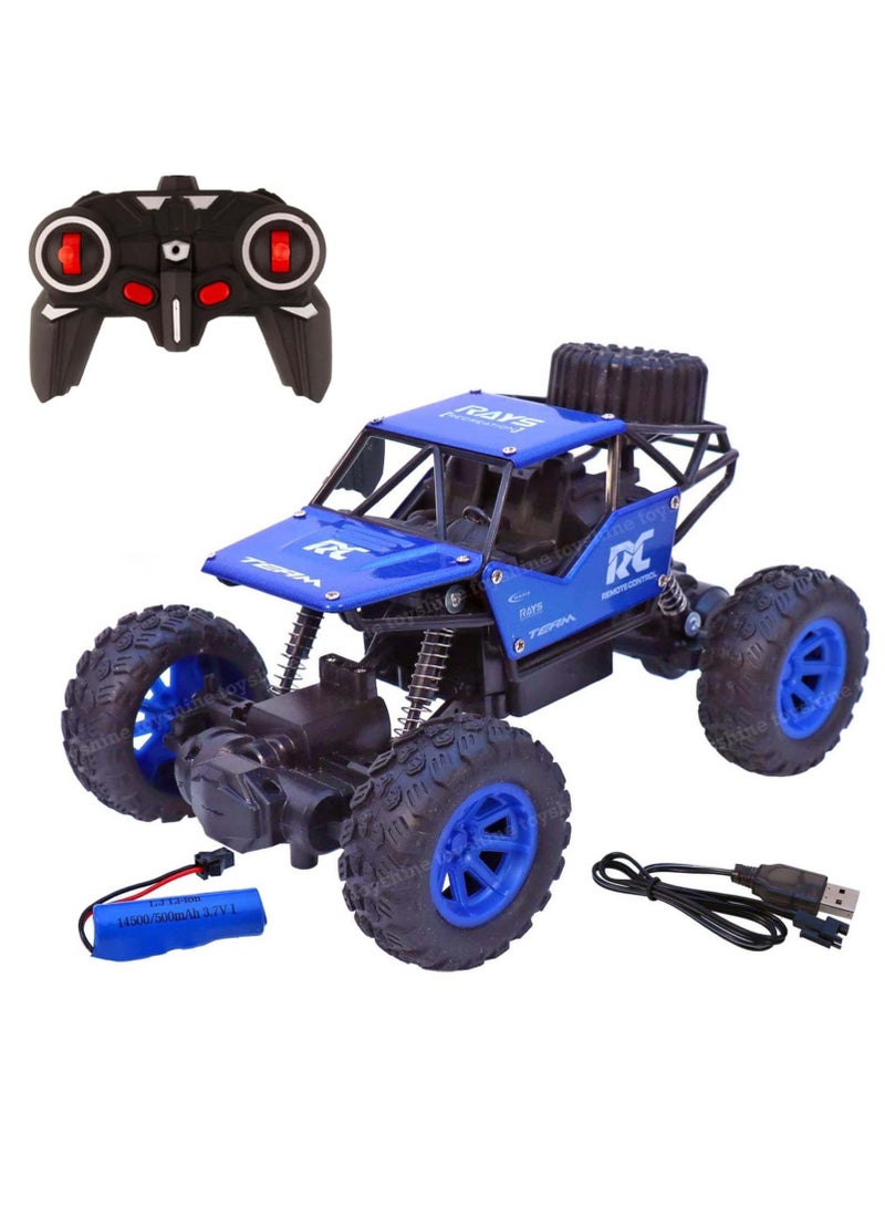 Lumins Remote Control Car For Kids,1:16 Scale Rechargeable RC Car Monster Trucks with Head Lights,2.4GHz RC Car Vehicle Truck for boys kids adults