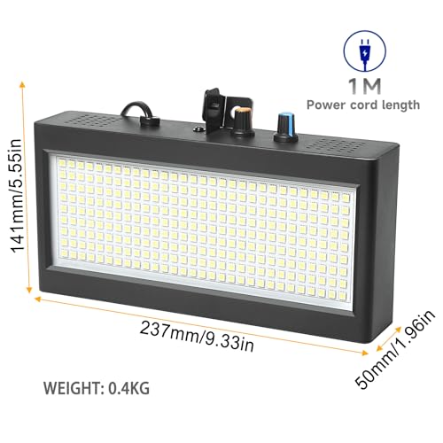 MADOWL 270LED Evictor Mini Strobe Light for Halloween, Room & Party Flashing Lights - Image 4