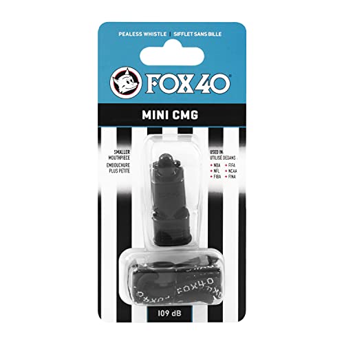 Fox 40 Mini CMG with Breakaway Lanyard Black - Image 1