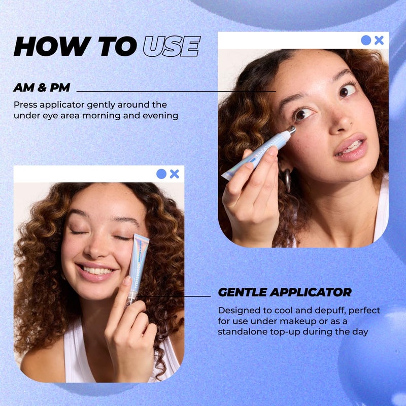 Vitamasques Brighten Depuff Illuminating Eye Cream Dark Circle Under Eyes Treatment Under Eye Corrector Get Rid of Bags Under Eyes Instantly Dermatologist Tested Made in Korea - Image 5