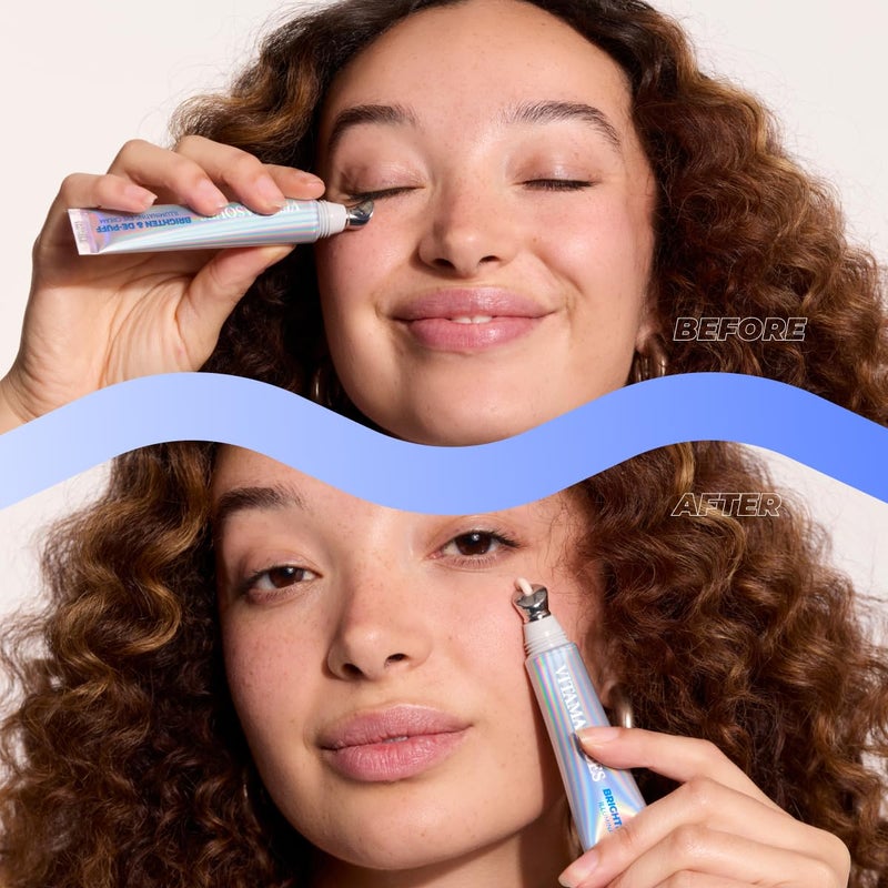 Vitamasques Brighten Depuff Illuminating Eye Cream Dark Circle Under Eyes Treatment Under Eye Corrector Get Rid of Bags Under Eyes Instantly Dermatologist Tested Made in Korea - Image 2