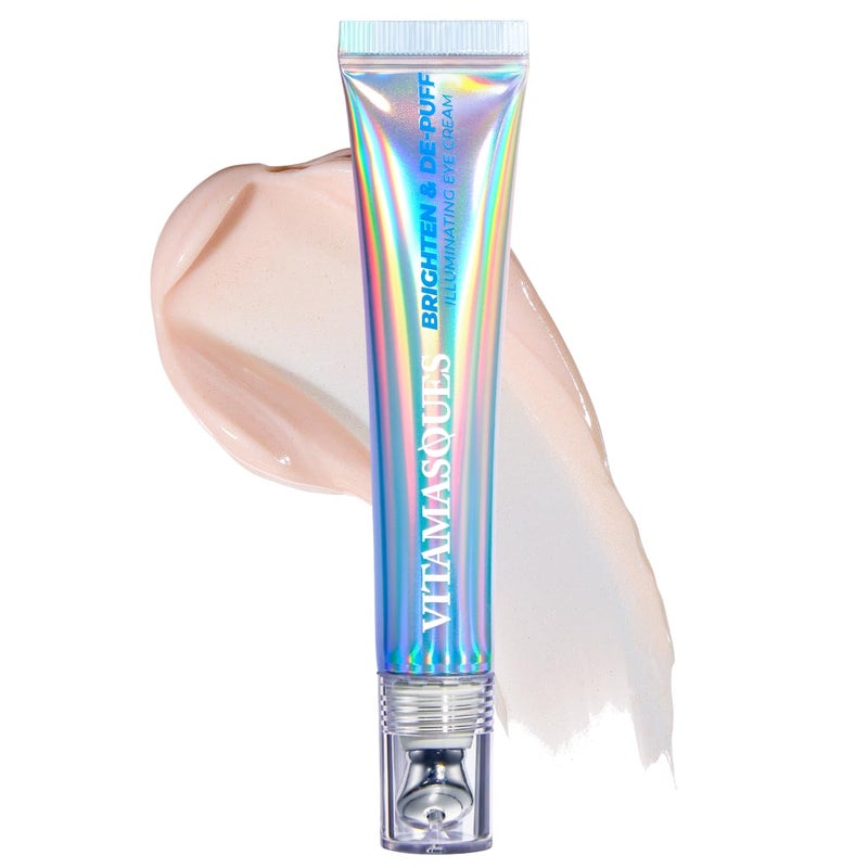 Vitamasques Brighten Depuff Illuminating Eye Cream Dark Circle Under Eyes Treatment Under Eye Corrector Get Rid of Bags Under Eyes Instantly Dermatologist Tested Made in Korea - Image 1