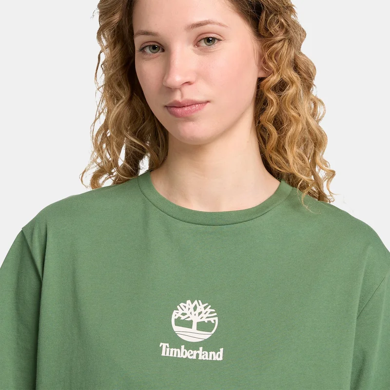 Timberland Green Logo T-Shirt for Men | Best Price UAE