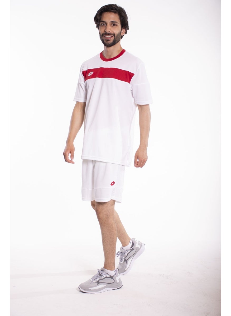 LOTTO Shorts Men White/red-Lucca Short Pl  - Image 5