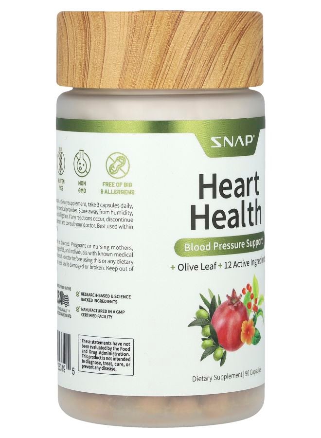 SNAP SUPPLEMENTS Heart Health 90 Capsules - Image 2