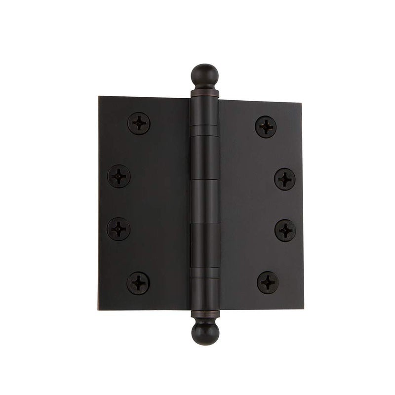 Nostalgic Warehouse BallTip Residential Door Hinge with Square Corners