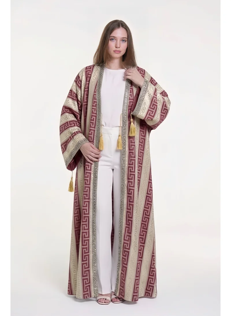AL BENT AL SHARQIEH Women Kimono Dress Open Front Arabian wear
