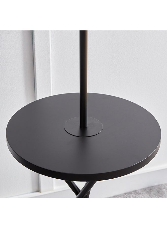 Home Box Omega Metal Floor Lamp with Side Table and Fabric Shade 37 x 163 x 37 cm  - Image 4