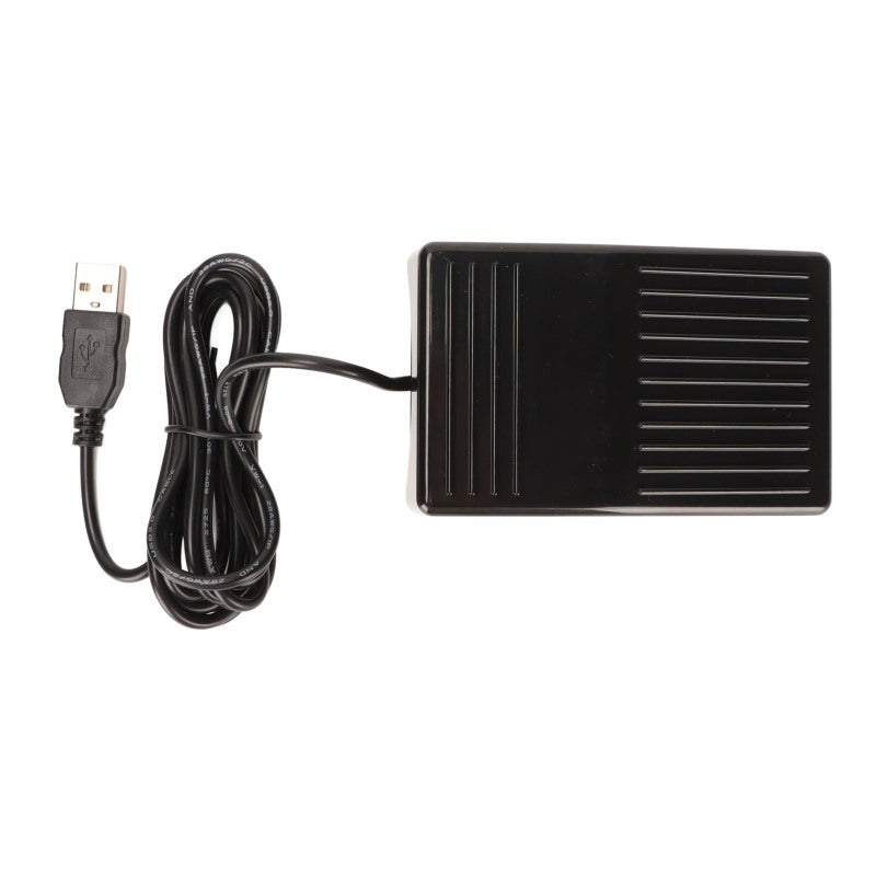Programmable USB Foot Switch Pedal - Sensitive Mechanical Switch Ergonomic Wide Pedal for Gaming Transcription Office Hospital Instrument Control - Image 1