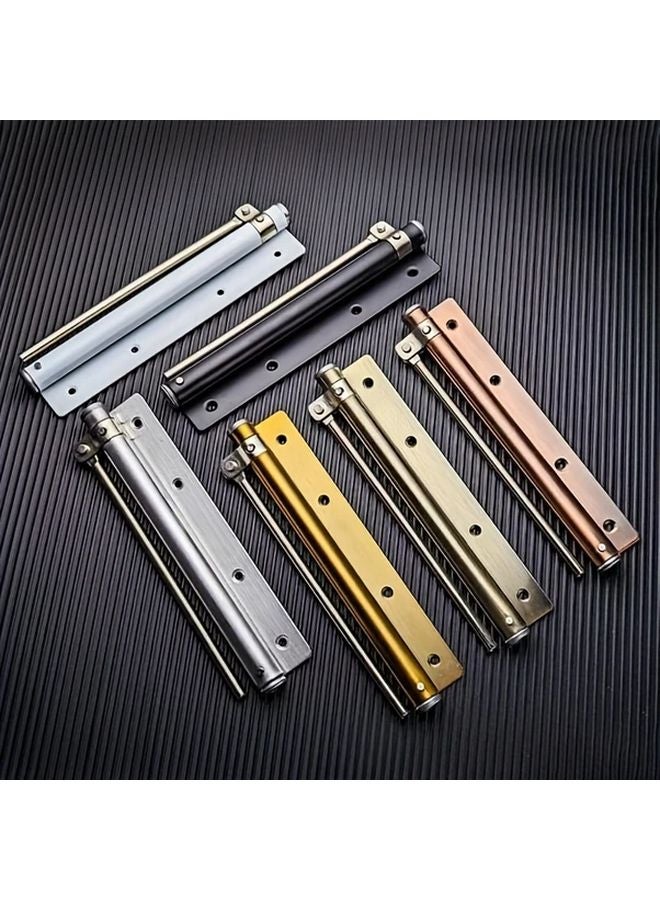 مقفل الباب الأوتوماتيكي بورغوندي، سبيكة زنك، 110، 23 رطلاً، قابل للتعديل، تركيب عالمي، يدعم زاوية واسعة 150 درجة - Image 2