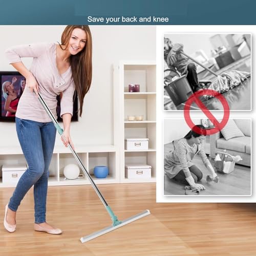 VYOOx Magic Broom Silicone Floor Cleaning Wiper–180° Rotating Squeegee for Floor,Window Cleaning,Tile, Marble, Glass,Bathroom Floor Wiper for Home - Image 4