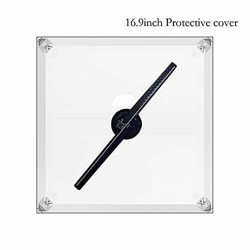 MAGIXUN 3dhologramFan Cover Holographic Projector-High Transparency Acrylic Display Case Box For 16.5-22 '' Fans, Holographic Fan, 3d Projector With Protective 3dhologramFan Shield - Image 2