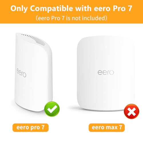 Mamerry Wall Mount Bracket for eero Pro 7 Router - Space-Saving Tri-Band Wi-Fi 7 Mesh System Accessory, Easy Installation Compatible with eero Pro 7(1 Pack) - Image 2