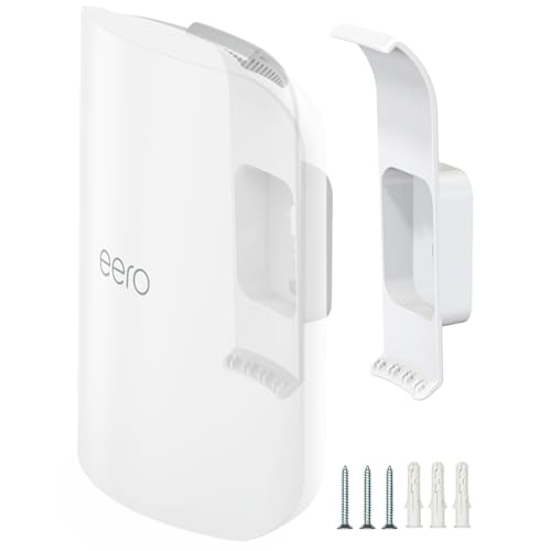 Mamerry Wall Mount Bracket for eero Pro 7 Router - Space-Saving Tri-Band Wi-Fi 7 Mesh System Accessory, Easy Installation Compatible with eero Pro 7(1 Pack) - Image 1