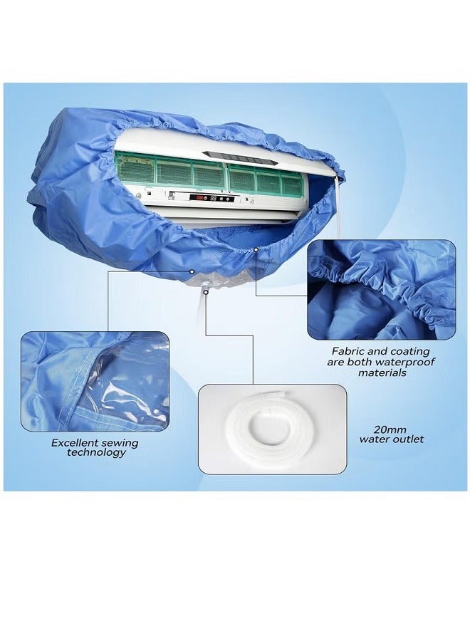 Air Conditioning Service Bag with Water Pipe Wall Mounted Air Conditioning Cleaning Kit Large - Image 2