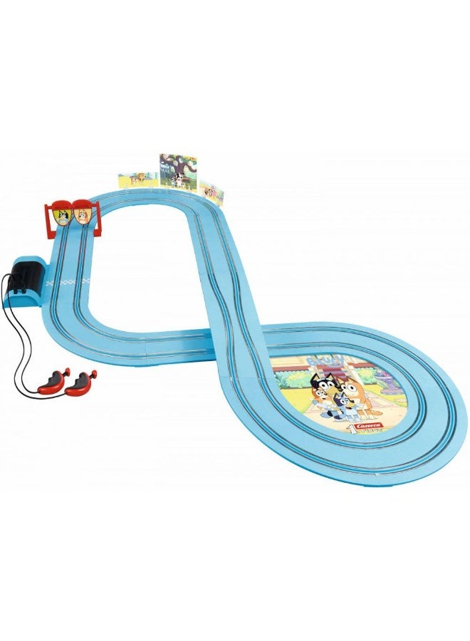 Carrera FIRST Bluey Bluey & Bingo Let’s Go Slot Car Race Track Set - Image 2