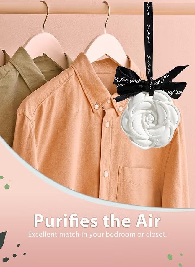 واي جيه معطر هواء السيارة 5 قطع ، معطر رنين الرياح الأزرق ، حجر السيراميك المعطر للسيارة ، الحمام ، المكتب ، عطر خزانة الملابس - Image 4